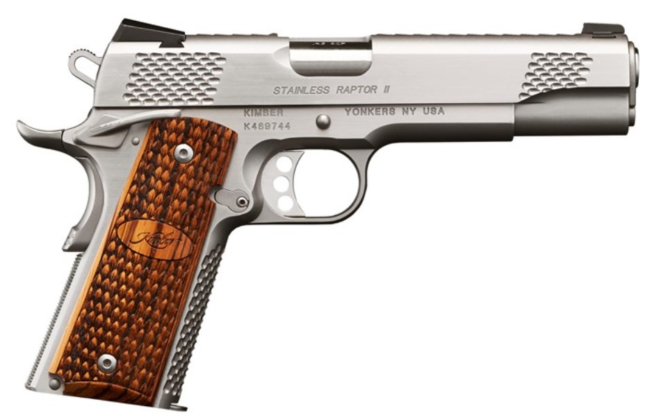 KIMBER STAINLESS RAPTOR II 1911 .45 ACP 5IN BARREL 8RD 3200181 - Taurus Savings